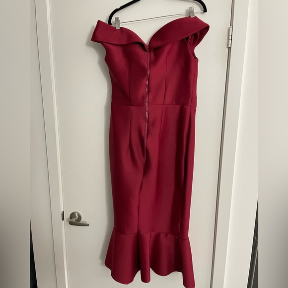 Off Shoulder Mermaid Hem Bodycon Bandage Dress - Size L - Picture 4 of 4
